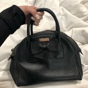 Kate Spade Black Purse Bow